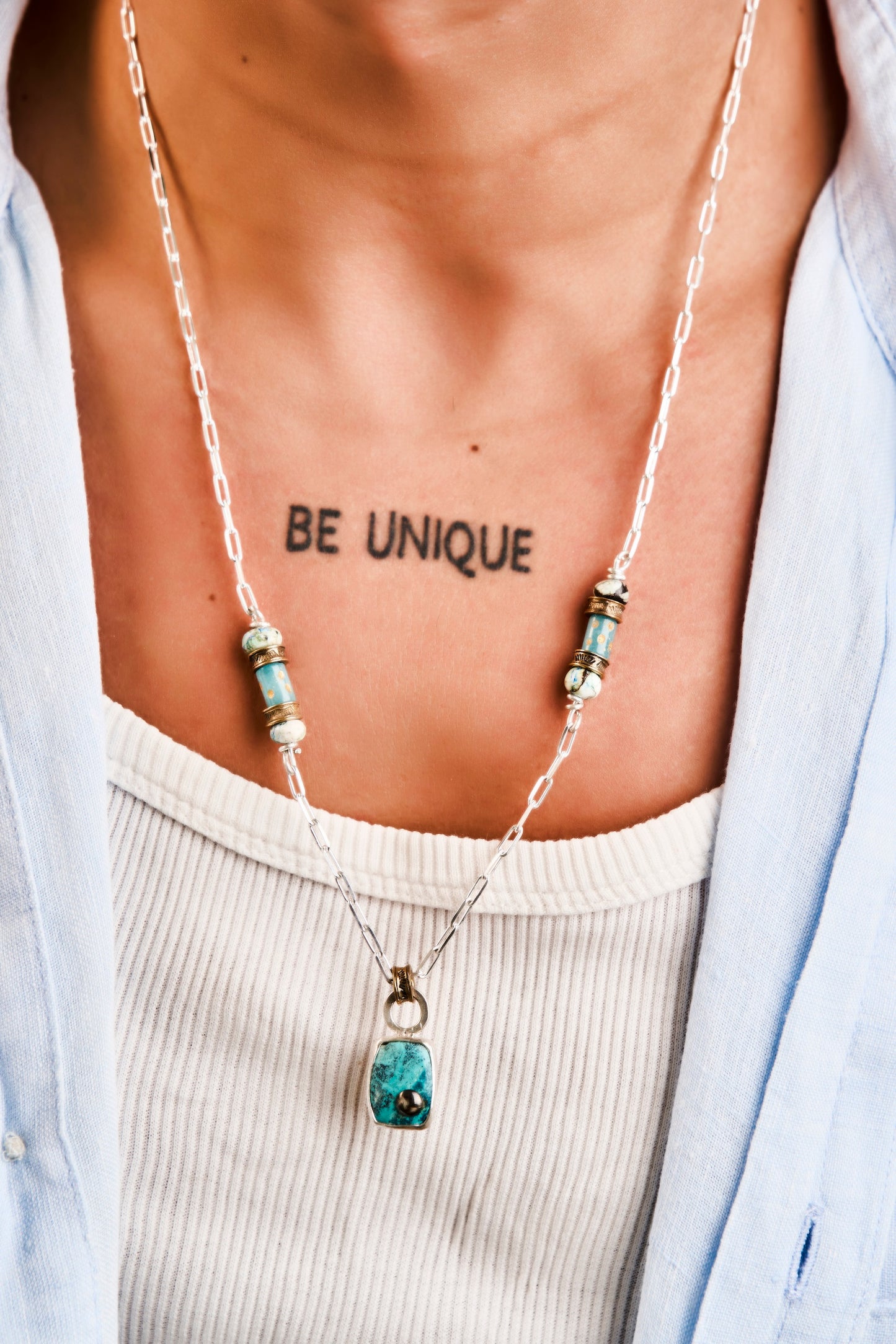 Pimenov Gümüş Kolye