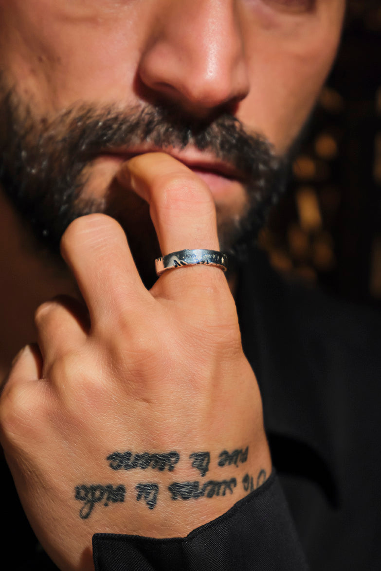 Dastin Oksitli Gümüş Yüzük