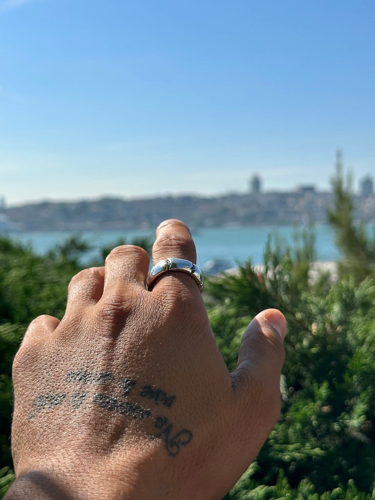 Cyrus 925 Ayar Oxıde Gümüş Yüzük