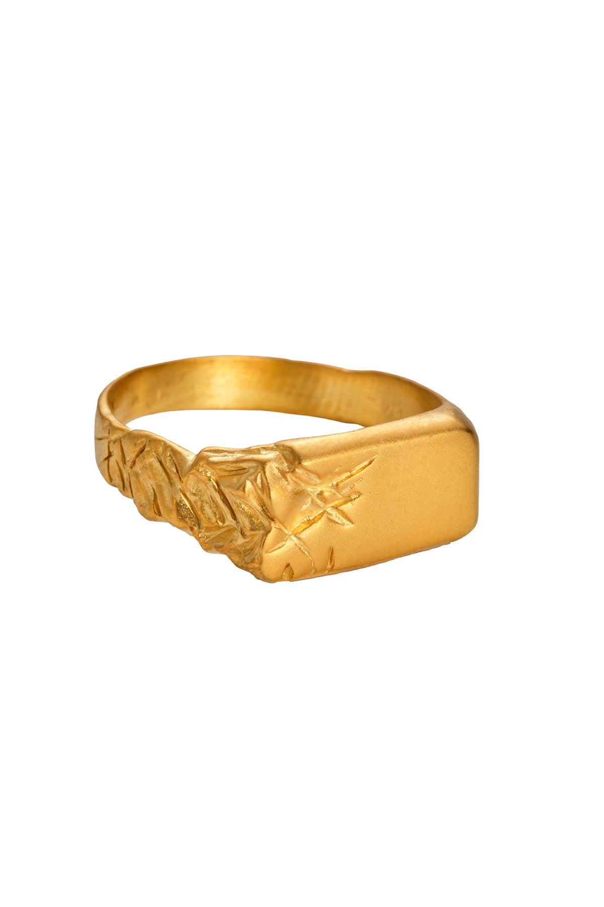 Brendon 22K Gold Plated Silver Ring