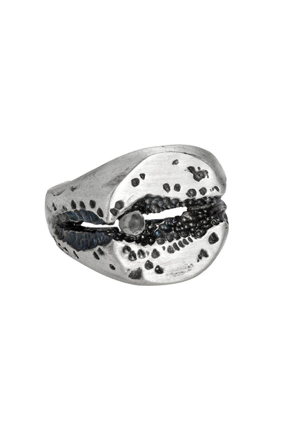 Drew Unisex Silver Ring