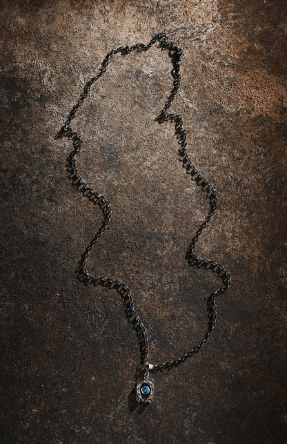 Chayton Oxidized 925 Sterling Silver Necklace