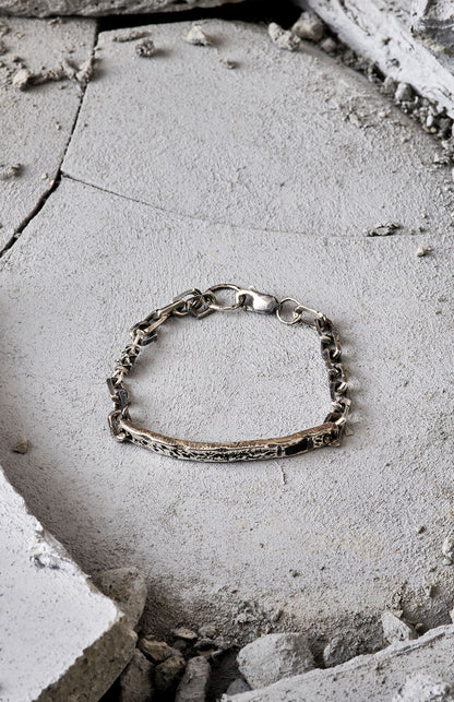 Nomi Oxidized 925 Sterling Silver Bracelet