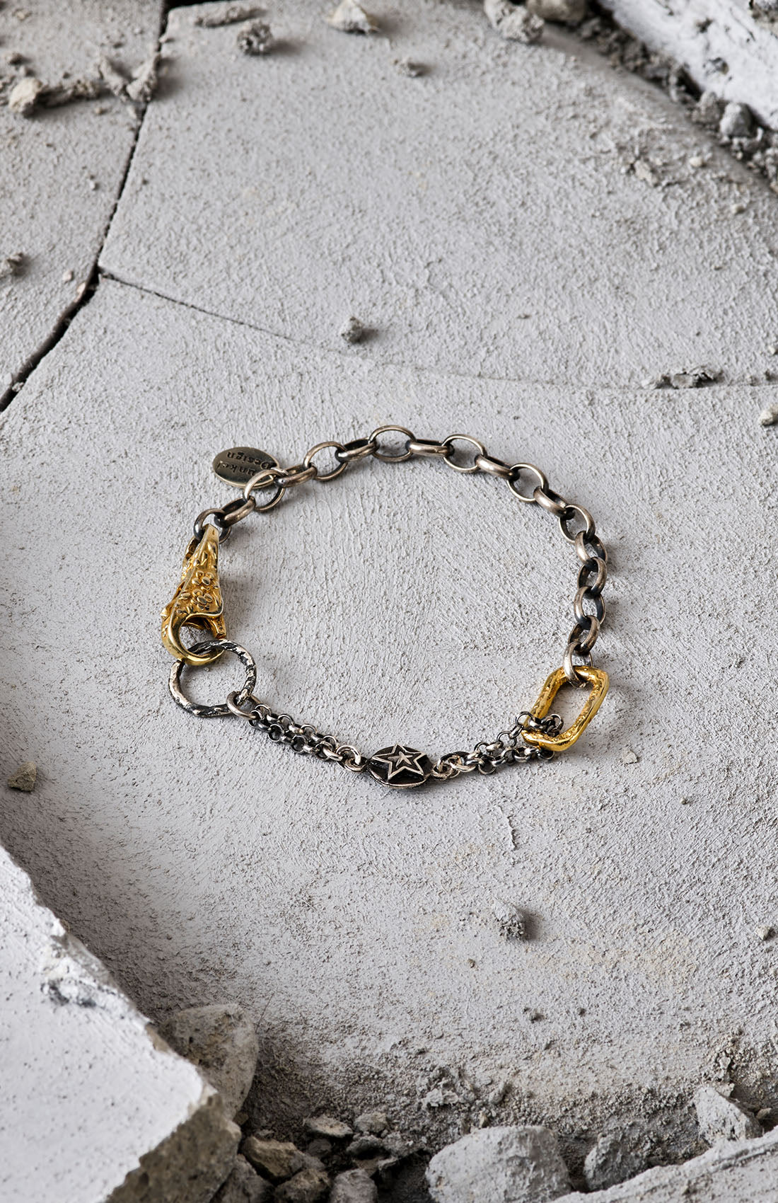 Tuonela Gravure Silver Bracelet