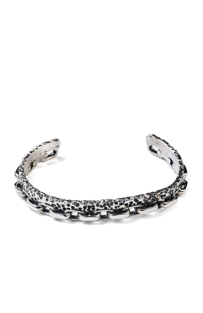 Leroyn 925 Sterling Silver Oxidized Handcuff