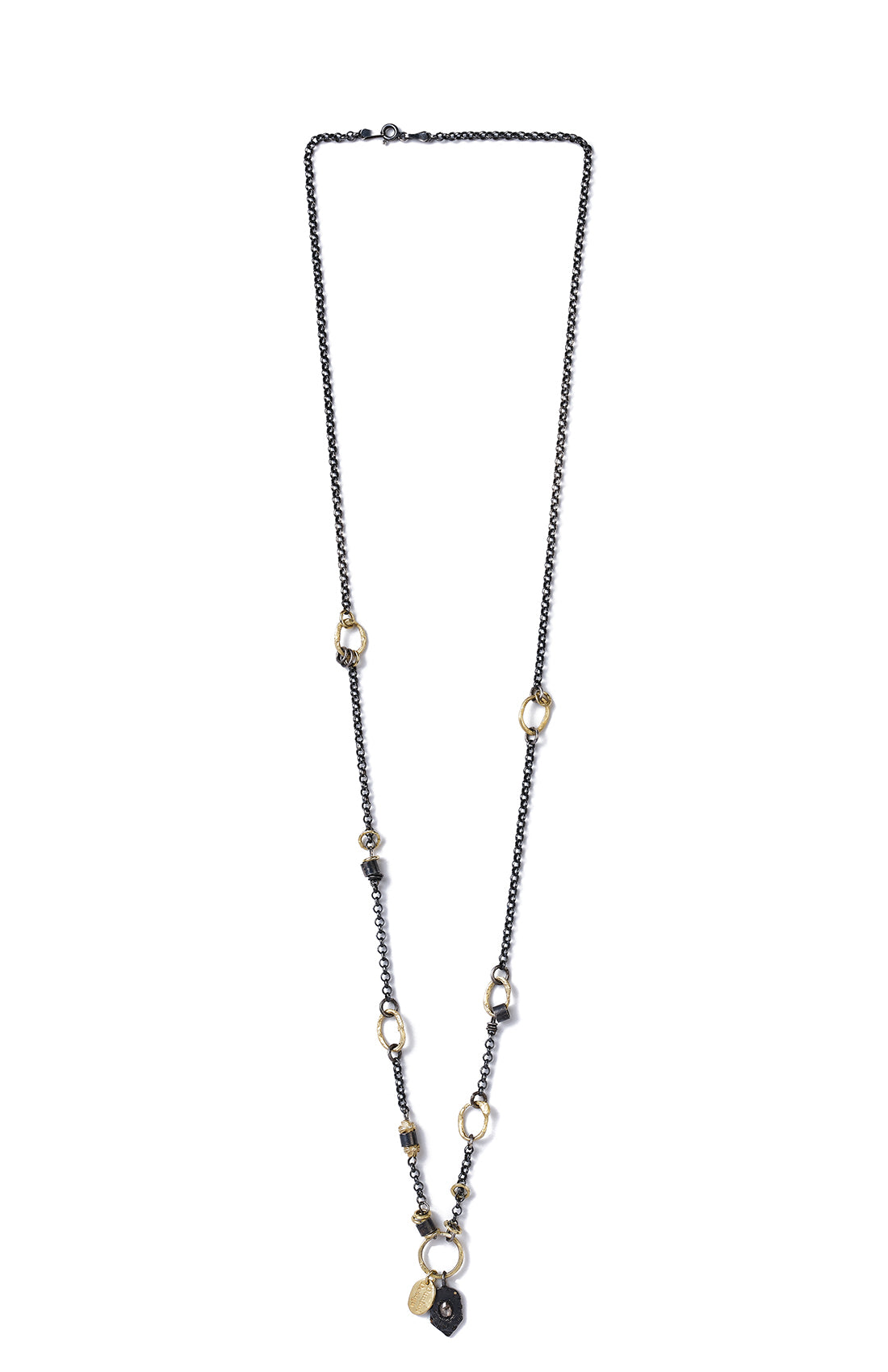 Montesori Oxidized 925 Sterling Silver Necklace