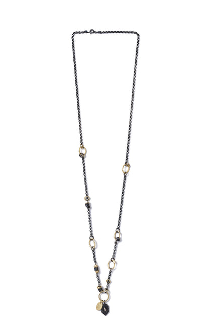 Montesori Oxidized 925 Sterling Silver Necklace