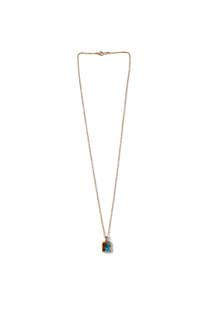 Turquoise Gold Necklace